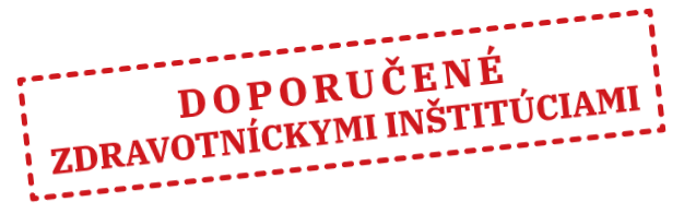 Doporučeno zdravotnickými inštitúciami